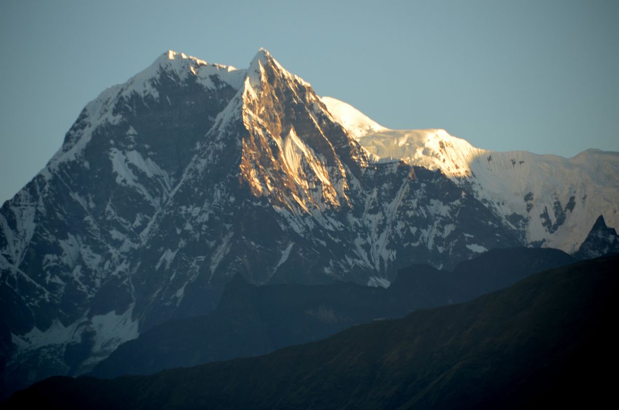 Poon Hill 12 Nilgiri Just After Sunrise 